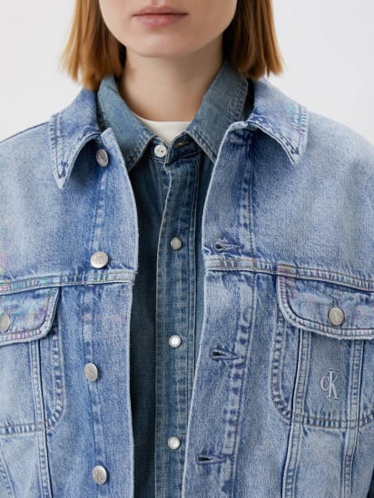 Джинсова куртка Calvin Klein Jeans модель J20J217815_1A4 — фото 4 - INTERTOP