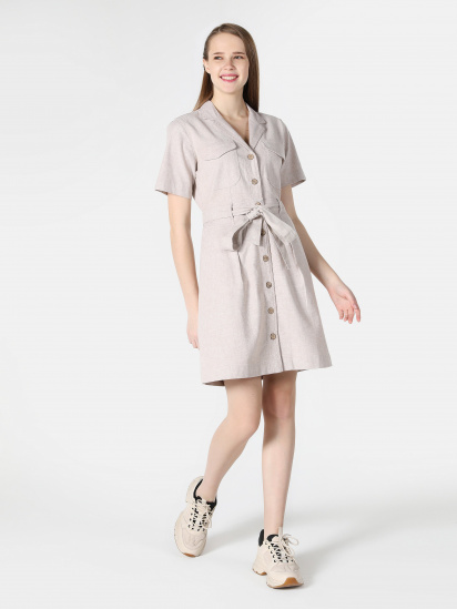 Платье мини Colin’s модель CL1063369BEI — фото 3 - INTERTOP