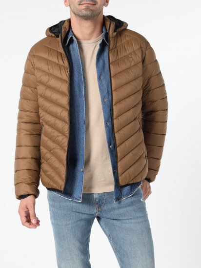 Демисезонная куртка Colin’s модель CL1021308BEI — фото - INTERTOP