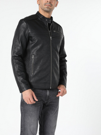 Куртка кожаная Colin’s модель CL1052389BLK — фото - INTERTOP