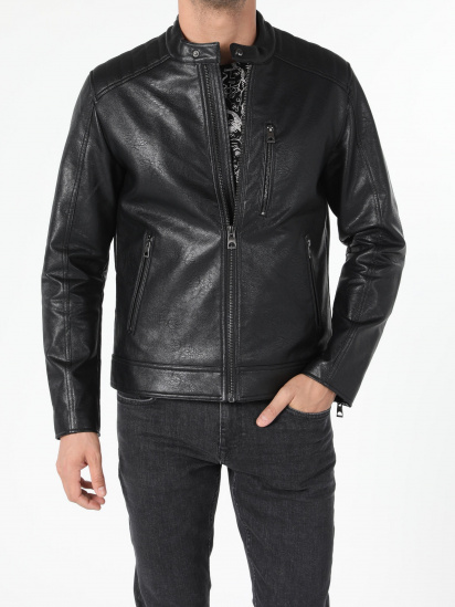 Куртка кожаная Colin’s модель CL1055688BLK — фото - INTERTOP