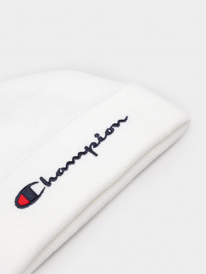 Шапка Champion BEANIE CAP модель cha804335-WHT — фото 3 - INTERTOP