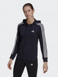 Синій - Кофта спортивна Adidas Essentials 3-Stripes