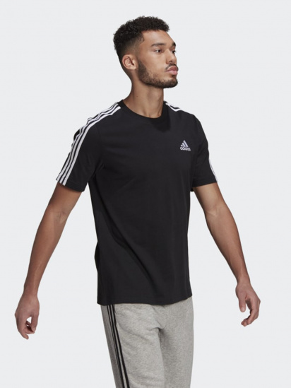 Футболки и поло Adidas Essentials 3-Stripes модель GL3732 — фото 3 - INTERTOP
