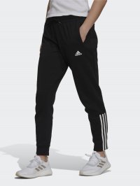 Чёрный - Штаны спортивные Adidas ESSENTIALS 3-STRIPES