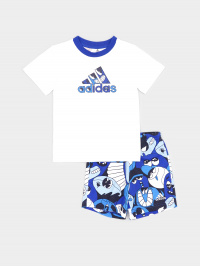 Синій - Спортивний комплект Adidas Ball Graphic Summer Set