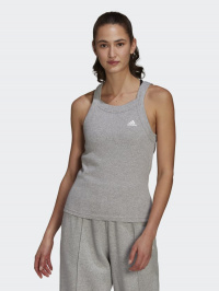 Серый - Майка спортивная Adidas Essentials Rib