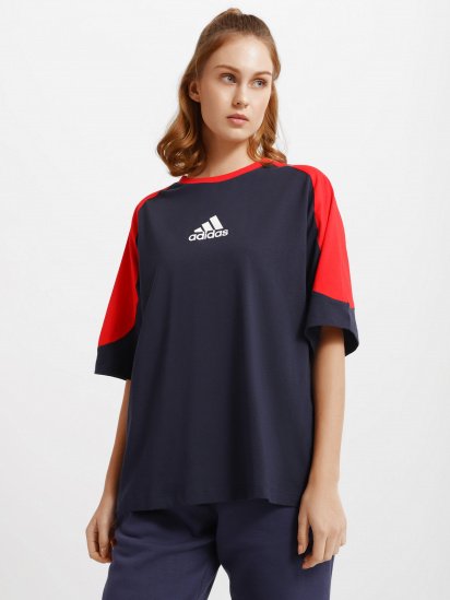 Футболка Adidas Essentials Colorblock Boyfriend модель HA6620 — фото - INTERTOP