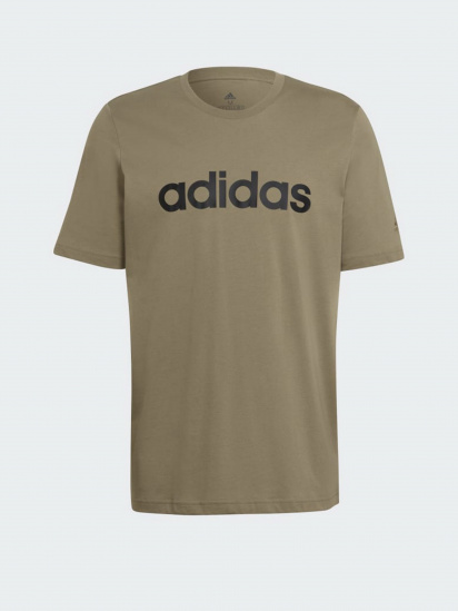 Футболка спортивна Adidas Essentials Embroidered Linear Logo модель HC4962 — фото 6 - INTERTOP