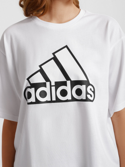 Футболка Adidas Essentials Logo Boxy модель HC9183 — фото 3 - INTERTOP