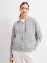 Сірий - Кофта спортивна Adidas Essentials 3-Stripes