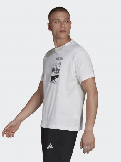 Футболка Adidas Essentials Brandlove Single Jersey модель HE4315 — фото 3 - INTERTOP