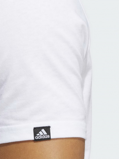 Футболка Adidas Summer Heat Badge of Sport Graphic модель HE4812 — фото 5 - INTERTOP