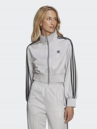 Светло-серый - Кофта спортивная Adidas Adicolor Classics High-Shine Originals