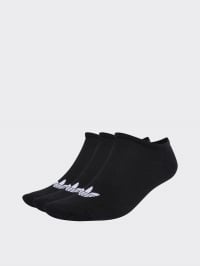 Чёрный - Набор носков Adidas Trefoil Liner