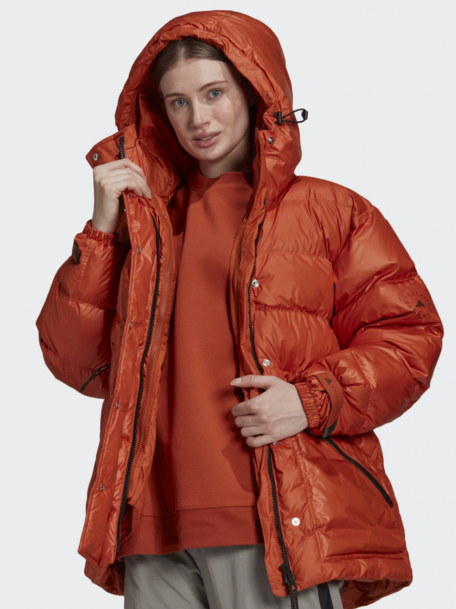Зимняя куртка Adidas by Stella McCartney GU1601 для женщин Оранжевый - купить в Киеве, Украине в магазине Intertop: цена, фото, отзывы