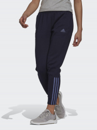 Тёмно-синий - Штаны спортивные Adidas Essentials 3-Stripes