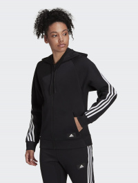 Чёрный - Кофта спортивная Adidas Sportswear 3-Stripes Future Icons