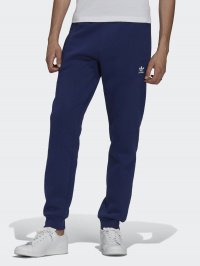 Синий - Штаны спортивные Adidas Adicolor Essentials