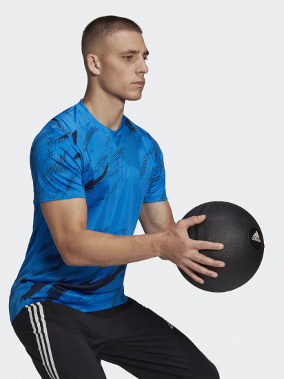 Футболка Adidas Designed 4 Training Graphic Performance модель HB9178 — фото 3 - INTERTOP