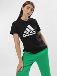 Чорний - Футболка adidas Essentials Logo Sportswear