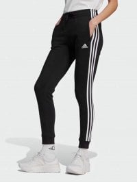Чорний - Штани спортивні adidas Essentials 3-Stripes Fleece