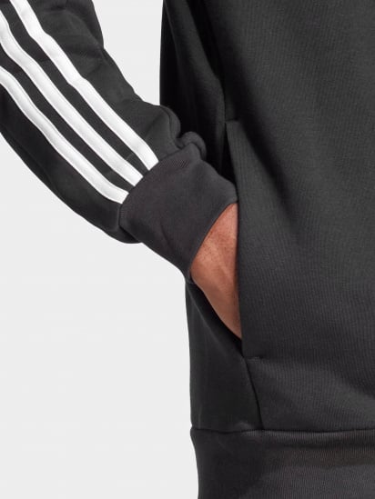Худи adidas Essentials Fleece 3-Stripes Full-Zip модель IB4029 — фото 3 - INTERTOP