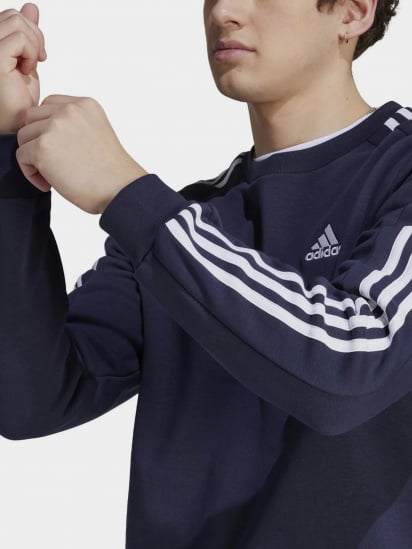 Світшот adidas Essentials Fleece 3-Stripes модель IJ6469 — фото 3 - INTERTOP