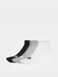 Белый/серый - Набор носков Adidas Cushioned Low-Cut