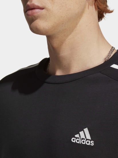 Футболка Adidas Essentials Single Jersey 3-Stripes модель IC9334 — фото 4 - INTERTOP