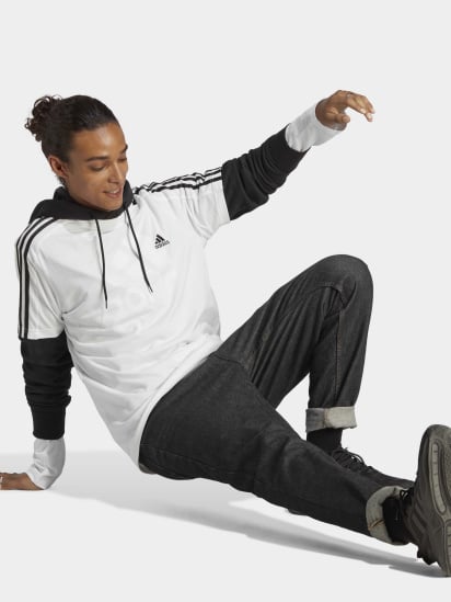Футболка Adidas Essentials Single Jersey 3-Stripes Sportswear модель IC9336 — фото 3 - INTERTOP