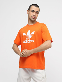 Оранжевый - Футболка Adidas Adicolor Trefoil
