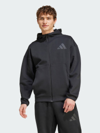 Чёрный - Худи adidas Z.N.E. Full-Zip Sportswear