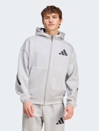 Сірий - Худі adidas Z.N.E. Full-Zip Hooded Track