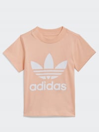 Розовый - Футболка Adidas Trefoil Originals
