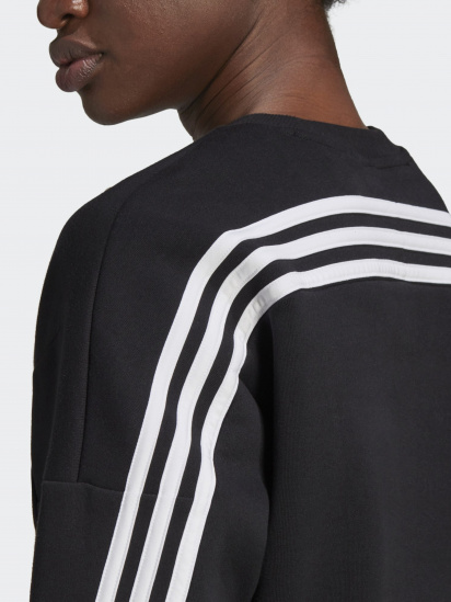 Свитшот Adidas Sportswear Wrapped 3-Stripes модель GL0343 — фото 5 - INTERTOP