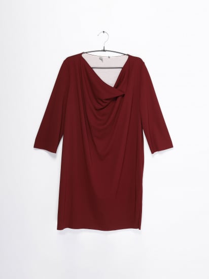 Платье мини COS модель 0386158_бордовий — фото - INTERTOP