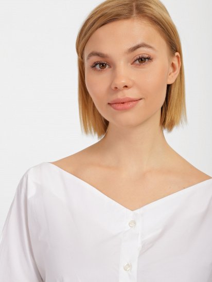 Блуза COS модель 0495250_білий — фото 3 - INTERTOP