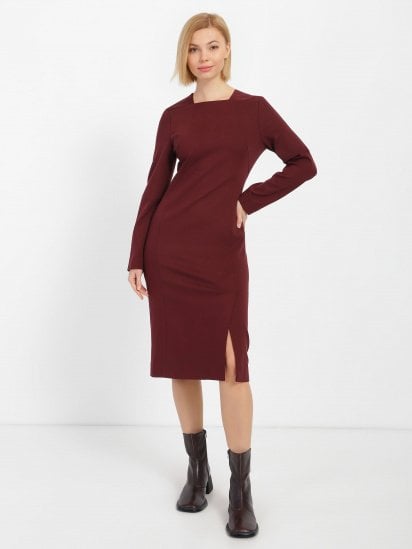 Сукня міні COS модель 0557899_т.бордовий — фото - INTERTOP