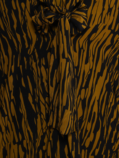 Блуза COS модель 0966650_чорний з гірчичним — фото - INTERTOP