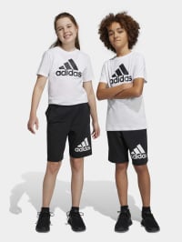 Чёрный - Шорты спортивные adidas Essentials Big Logo Cotton Sportswear