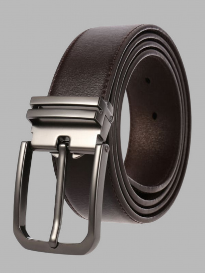 Ремінь Borsa Leather модель CV1622-3-brown — фото 3 - INTERTOP