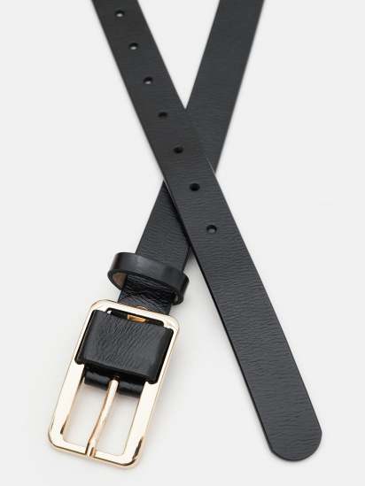 Ремінь Borsa Leather модель CV18011bl-black — фото - INTERTOP
