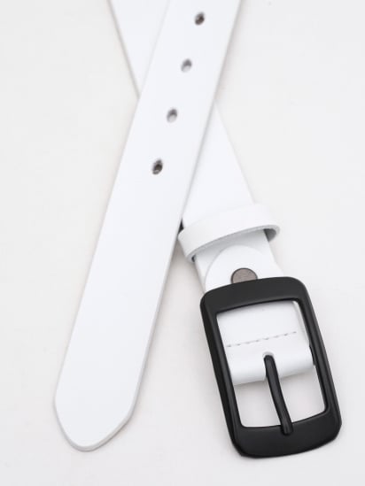 Ремінь Borsa Leather модель CV1ZK-001w-white — фото - INTERTOP