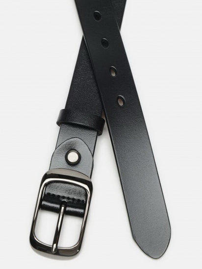 Ремінь Borsa Leather модель CV1ZK-008-black — фото - INTERTOP