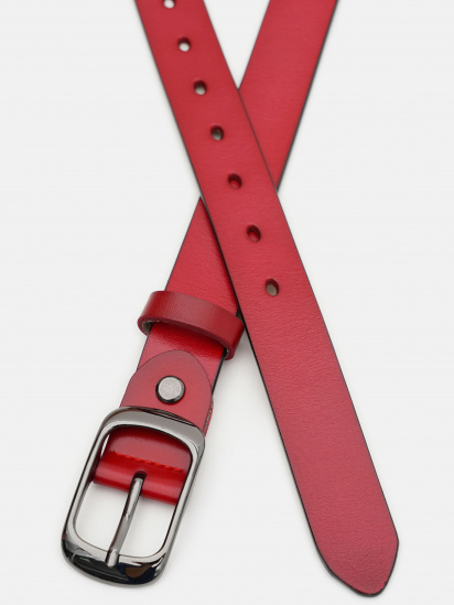 Ремінь Borsa Leather модель CV1ZK-008c-red — фото - INTERTOP