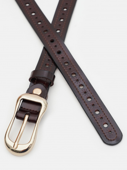 Ремінь Borsa Leather модель CV1ZK-019br-brown — фото - INTERTOP