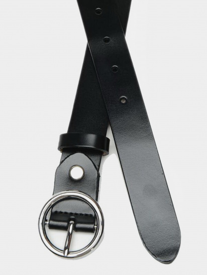 Ремни Borsa Leather модель CV1ZK-037-silverblack — фото - INTERTOP