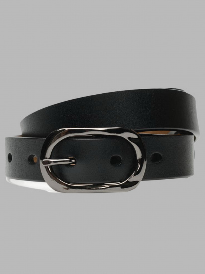 Ремень Borsa Leather модель CV1ZK-052-black — фото - INTERTOP