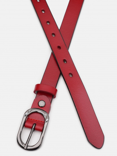 Ремінь Borsa Leather модель CV1ZK-052r-red — фото - INTERTOP